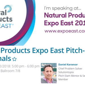 Daniel Karsevar at Natural Products Expo East Karsevar - Expo East Pitch Slam
